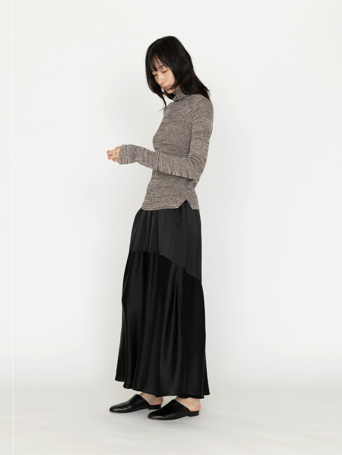enrica | シルクハイゲージニットハイネックニット KNIT288