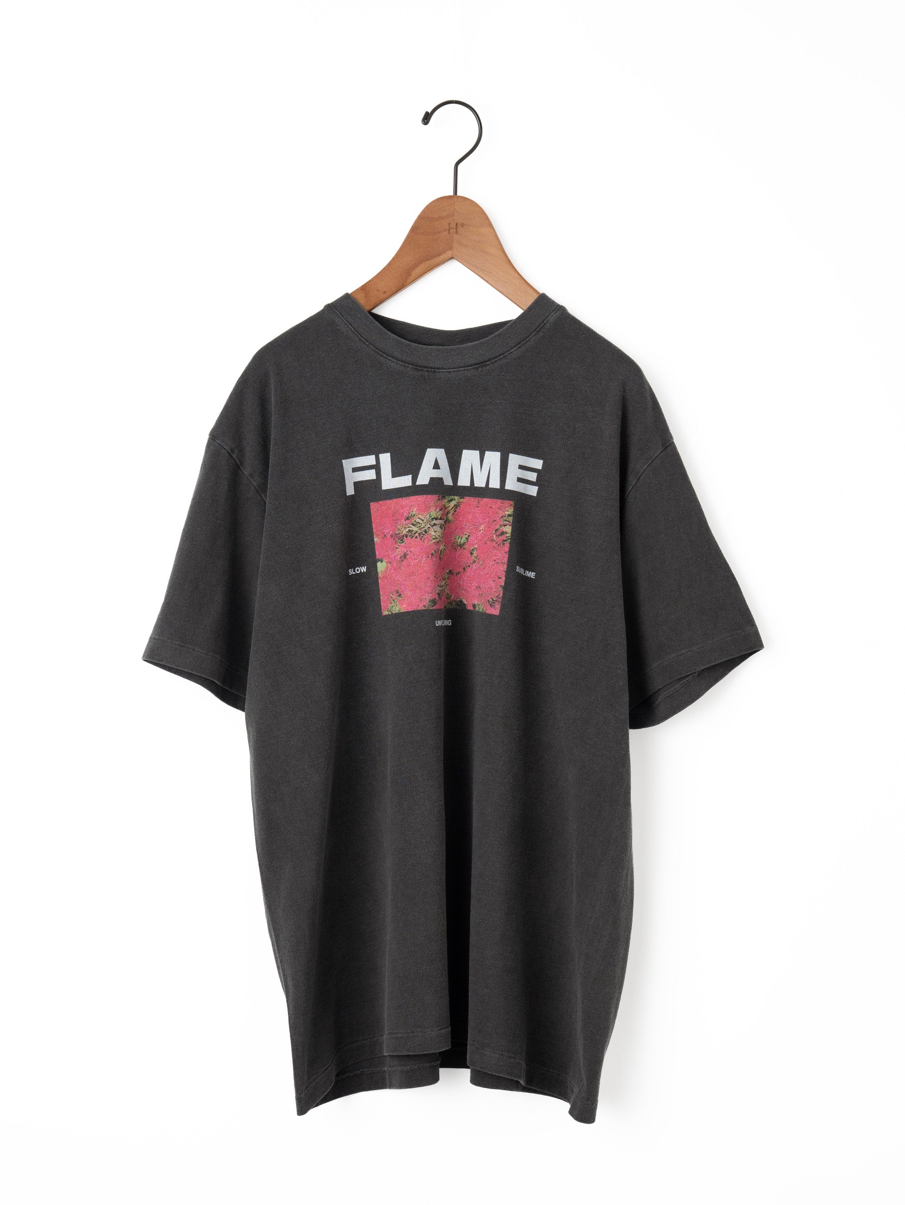 KURO | 17/-ROUND SHAPE DYED TEE 