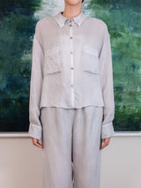 enrica | 沖縄染め 羽二重シャツ BLOUSE 142-1