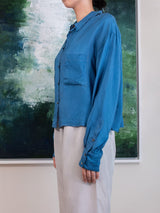 enrica | 沖縄染め 羽二重シャツ BLOUSE 142-10