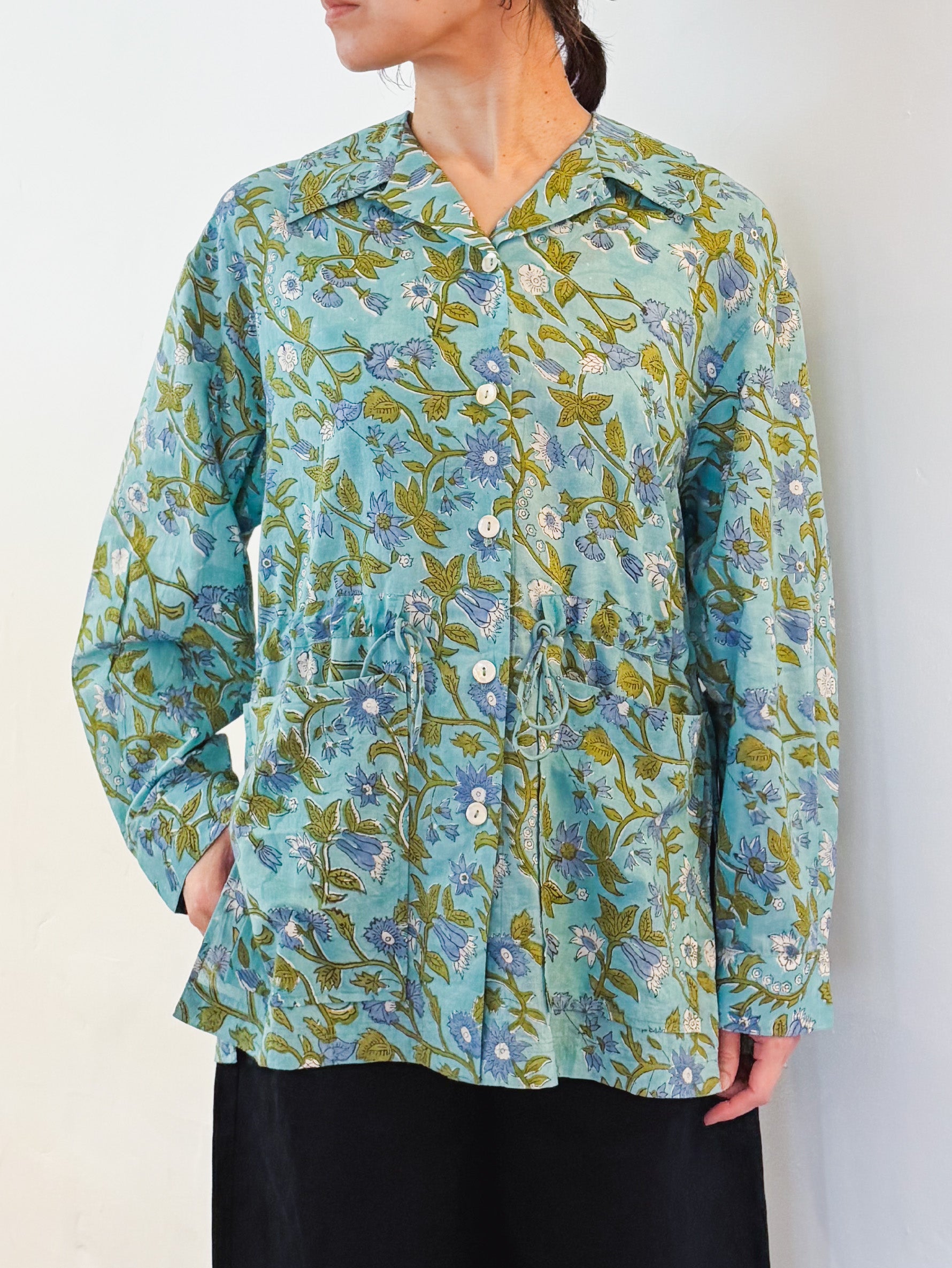 H.A.O | Block Print L/S SHIRT S24TP001