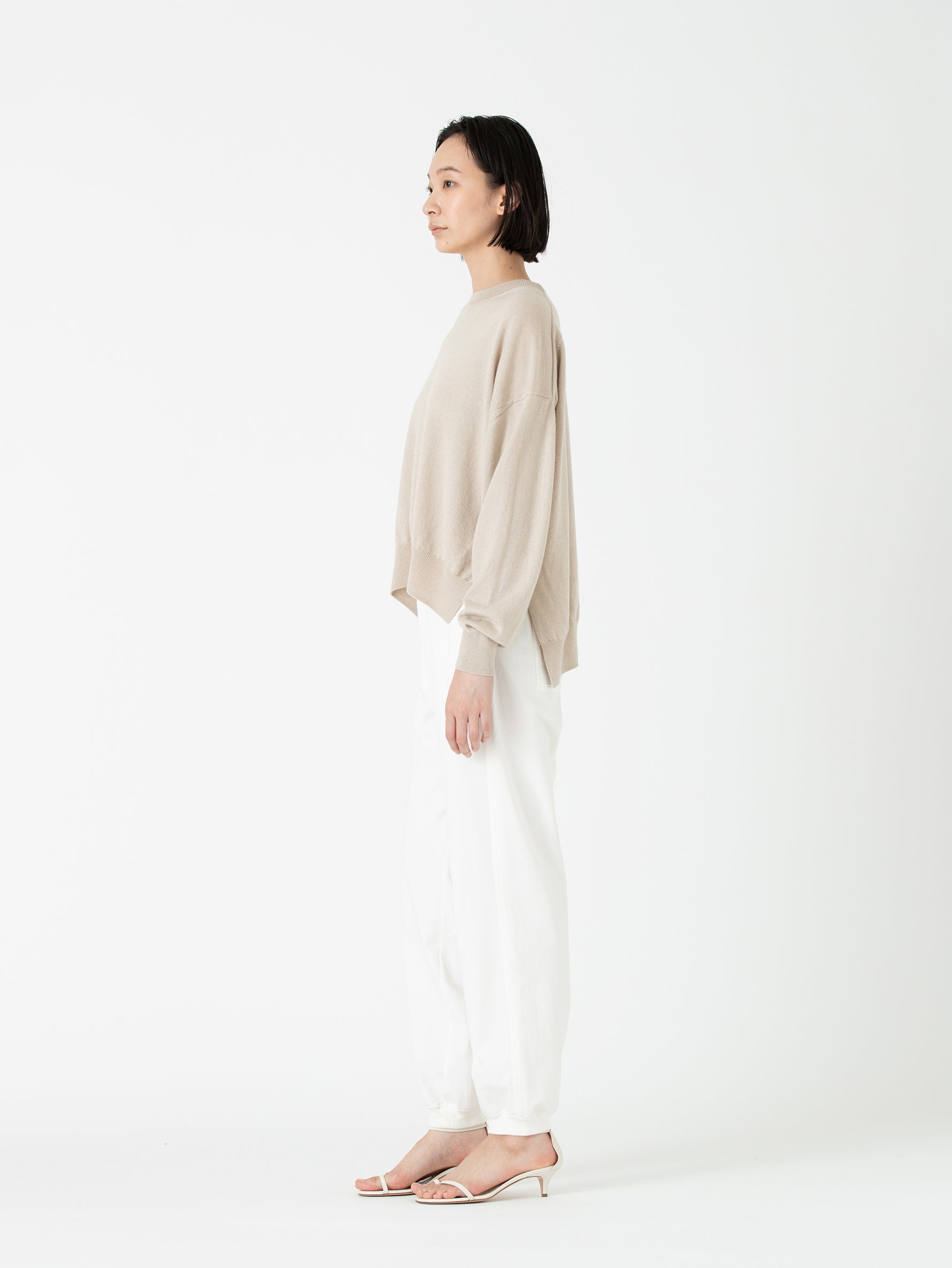 BATONER | CASHMERE-SILK CREW NECK BN-24SL-007