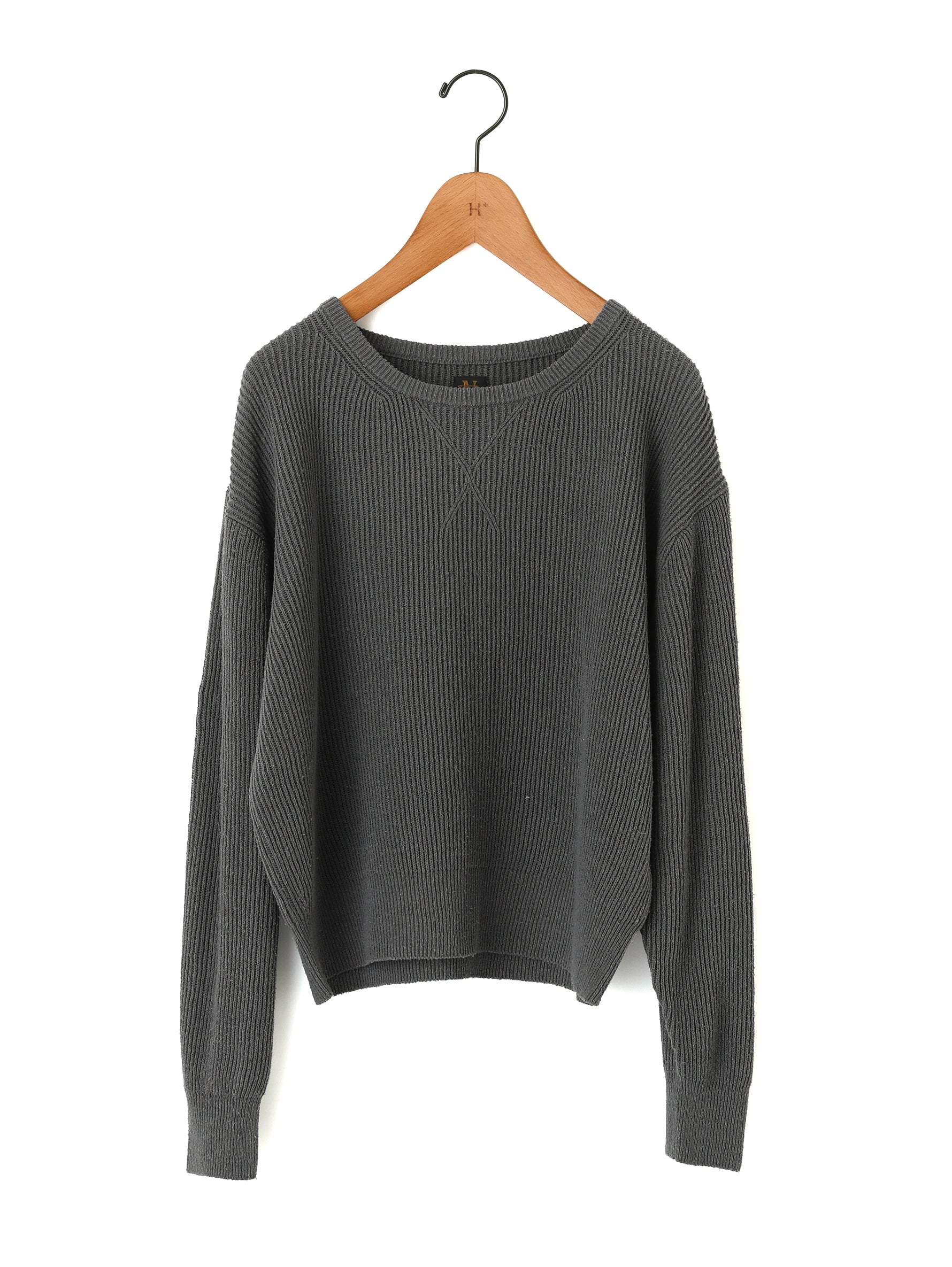 BATONER | SILK RIB CREW NECK BN-24SL-019