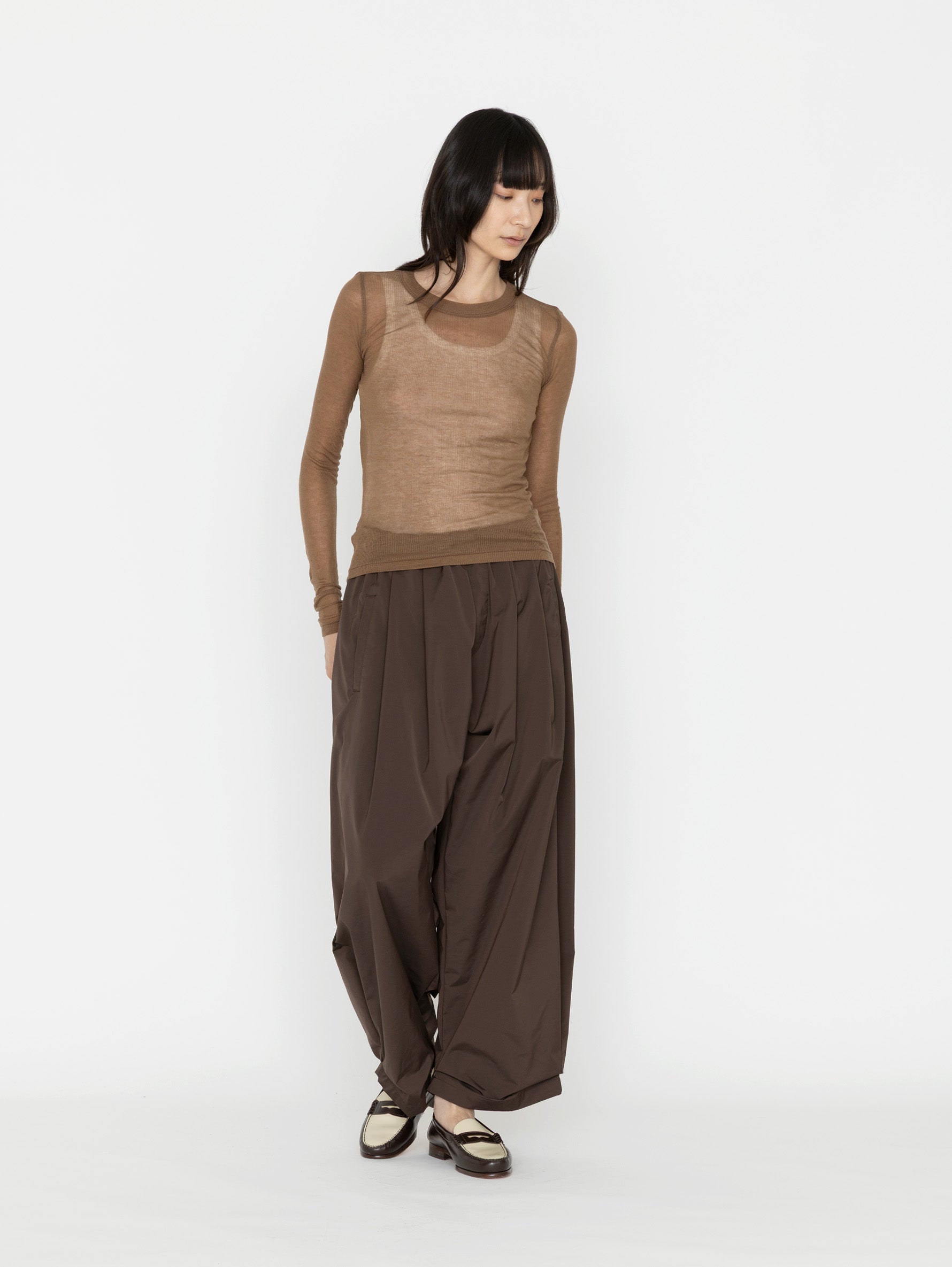 BATONER | MELTY RIB CREW NECK BN-26FL-007
