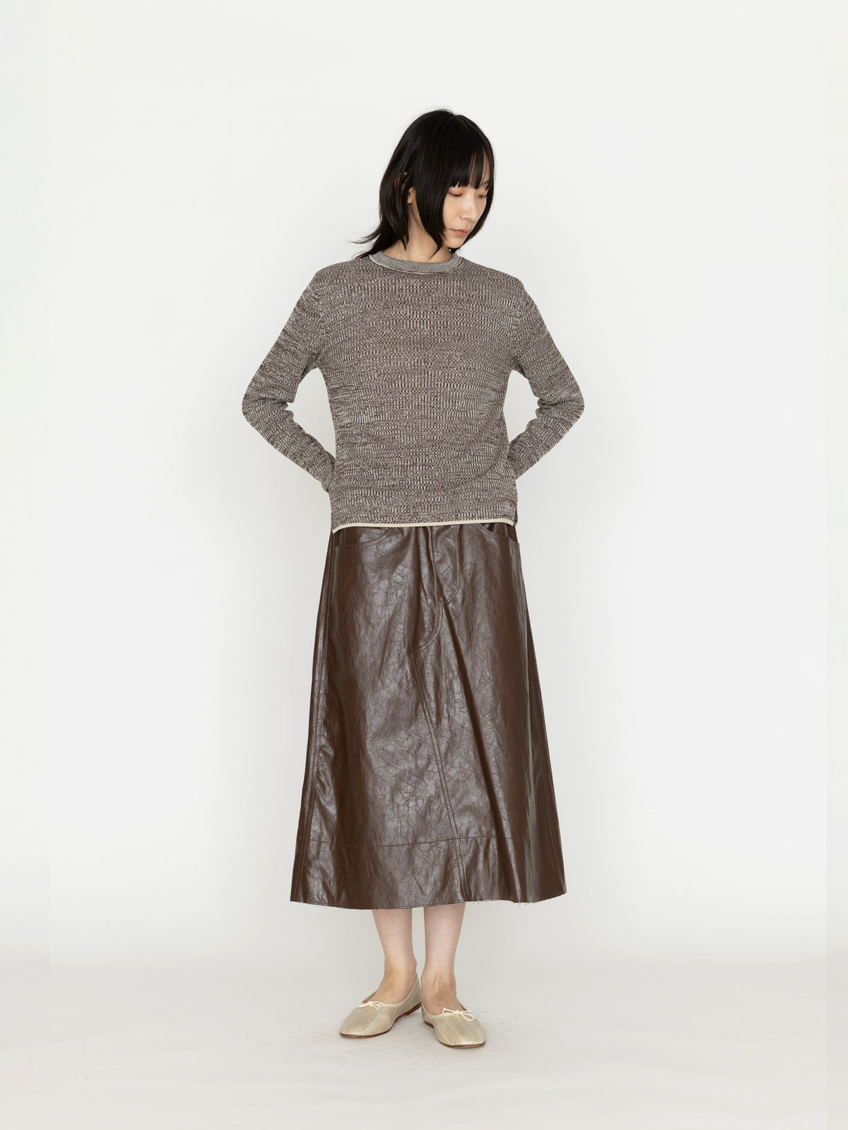 enrica | シルクハイゲージニットプルオーバー KNIT205