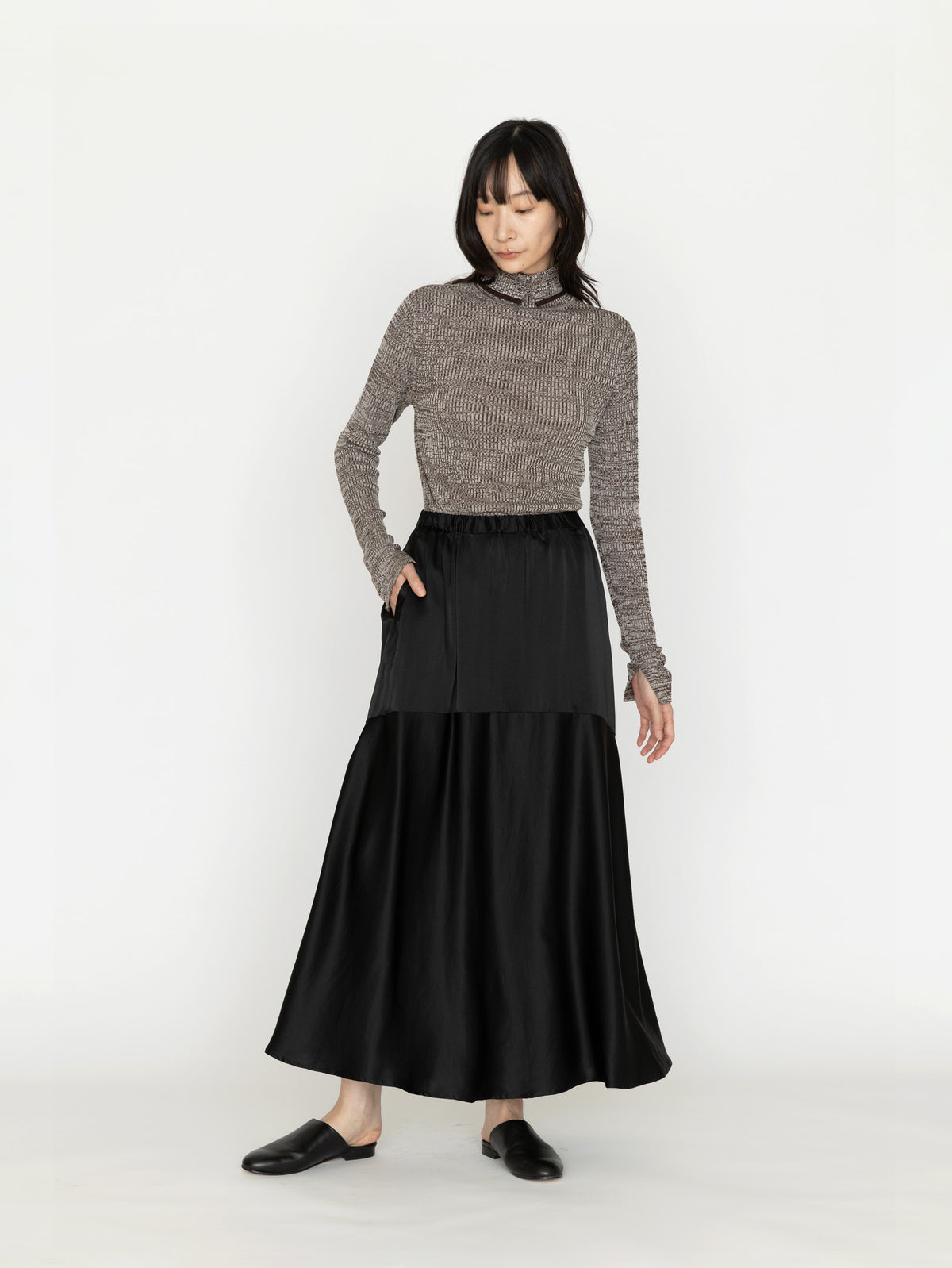 enrica | シルクサテンスカート SKIRT195