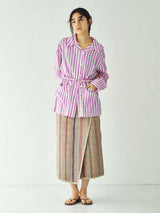 H.A.O | Block Print L/S SHIRT S24TP001