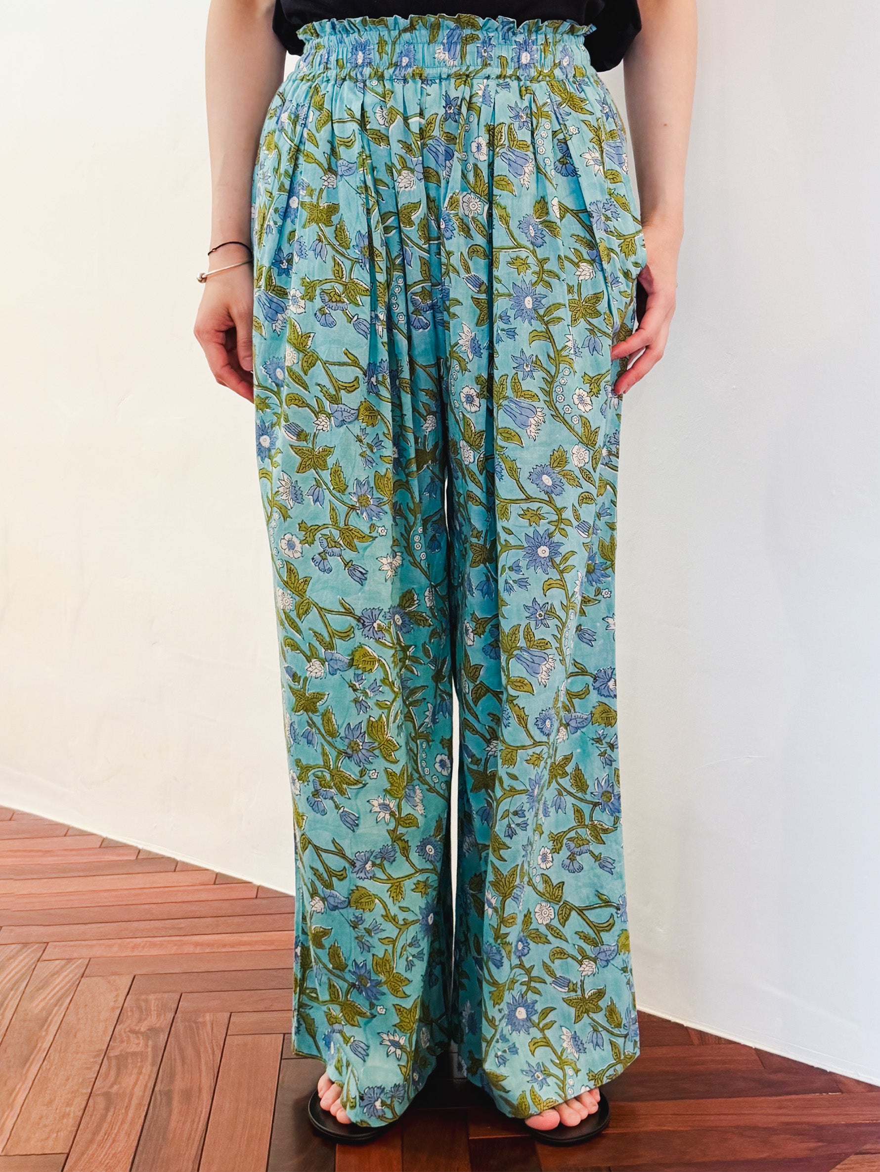 H.A.O | Block Print Wide Pants S24PT001