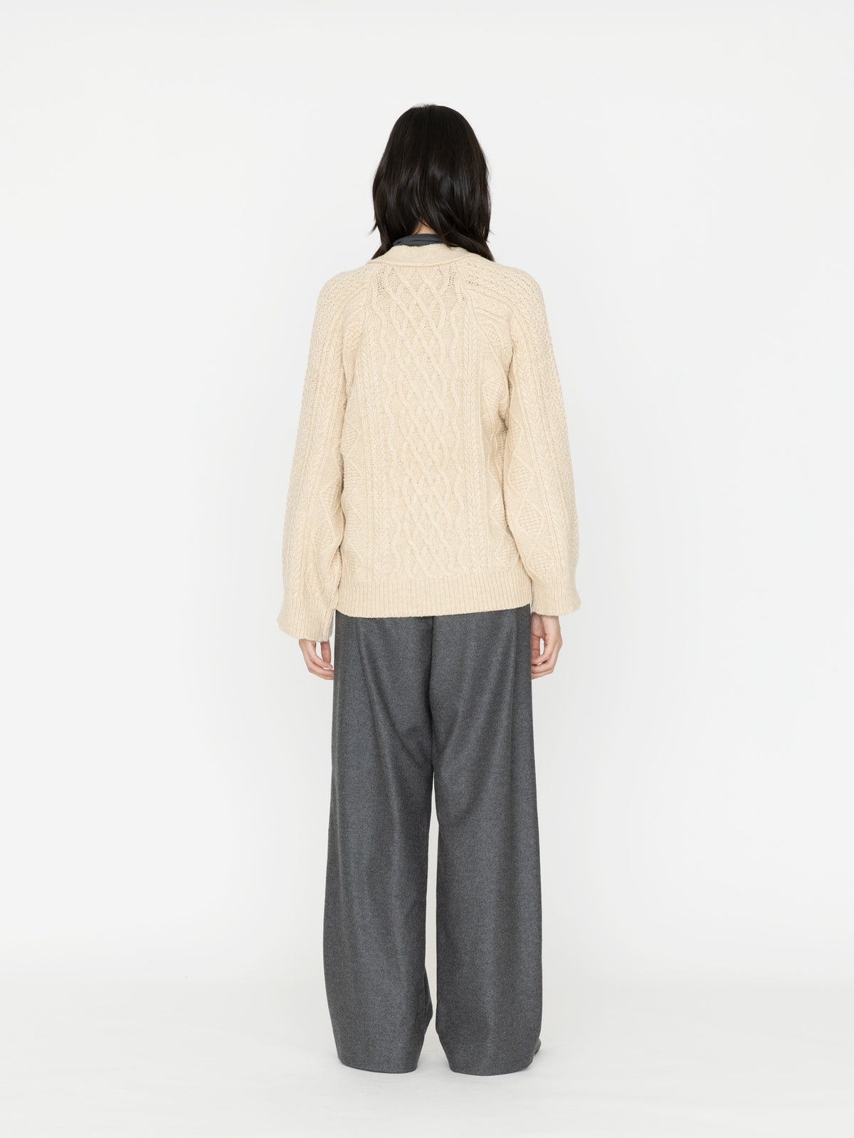 VIOLETTE ROOM | CABLE CARDIGAN KNIT VR234401