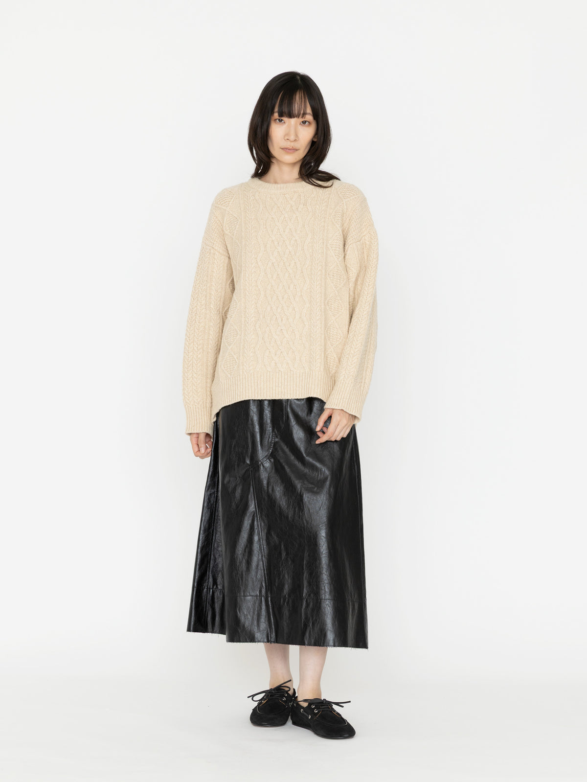 VIOLETTE ROOM | CABLE KNIT PULL OVER VR214422
