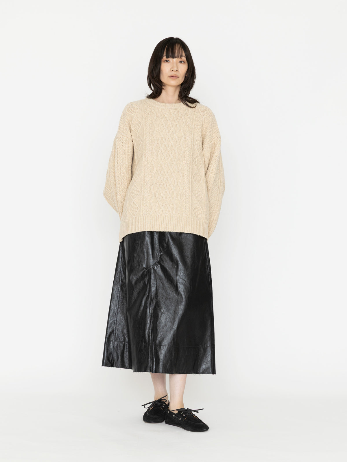VIOLETTE ROOM | CABLE KNIT PULL OVER VR214422