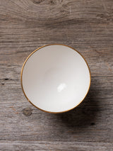 ucacoceramics | serie habiller rice bowl 乳白色×金彩ボウル