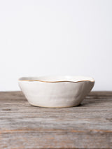 ucacoceramics | serie habiller Acai 乳白色×金彩アサイーボウル