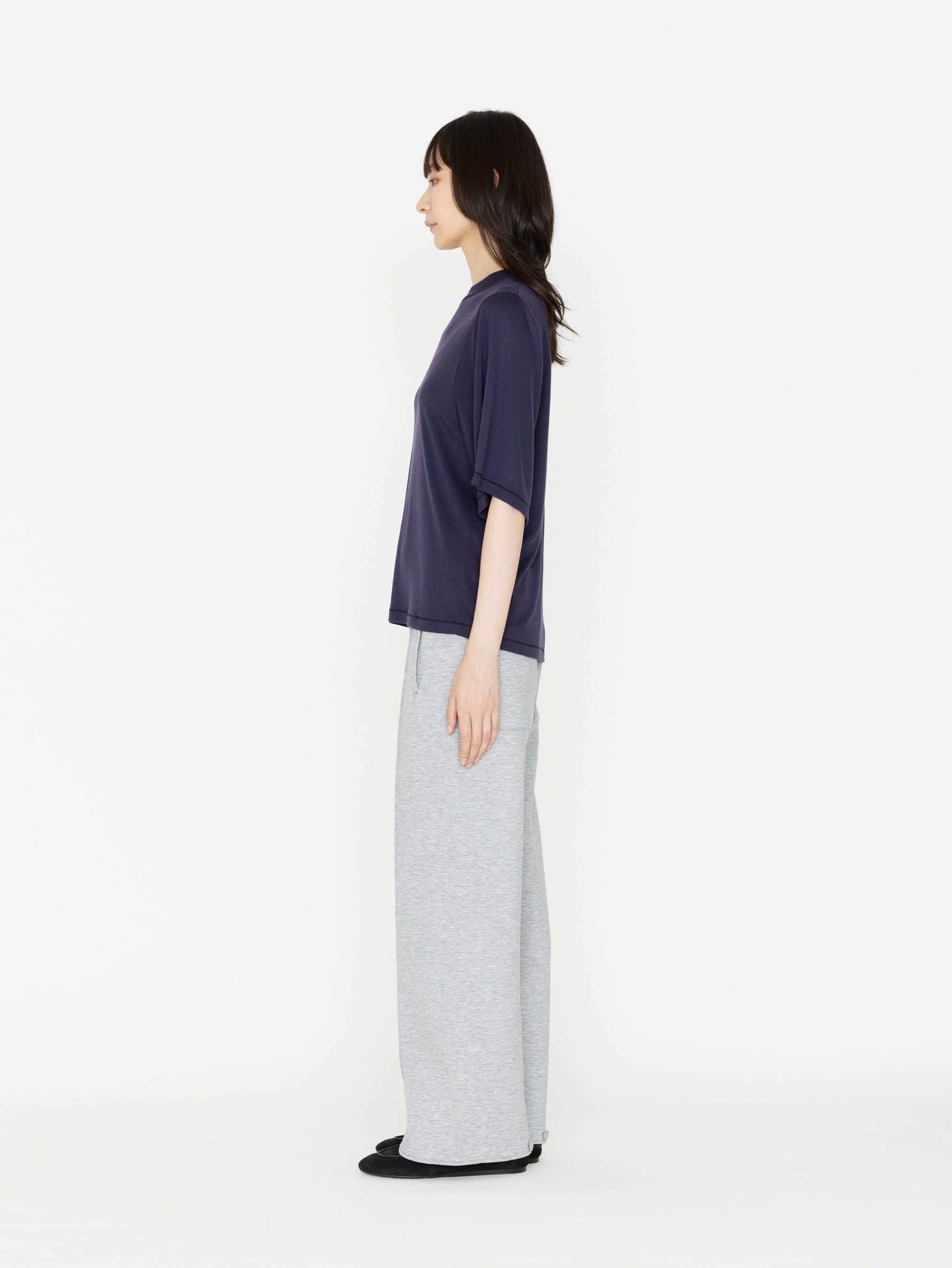 GGG | Comfort Super 140's Wooll Rib Crew Neck Short Sleeve T 02-01-1957