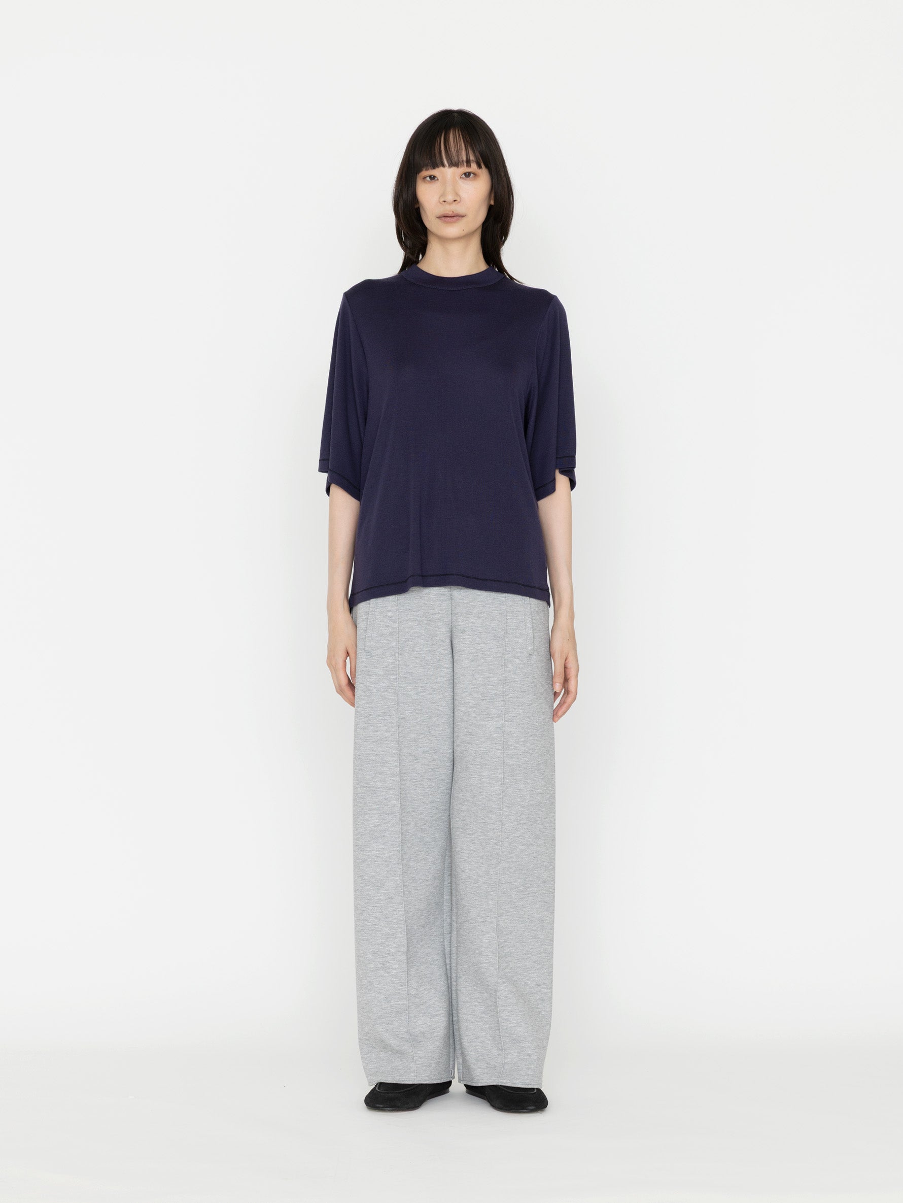 GGG | Comfort Super 140's Wooll Rib Crew Neck Short Sleeve T 02-01-1957