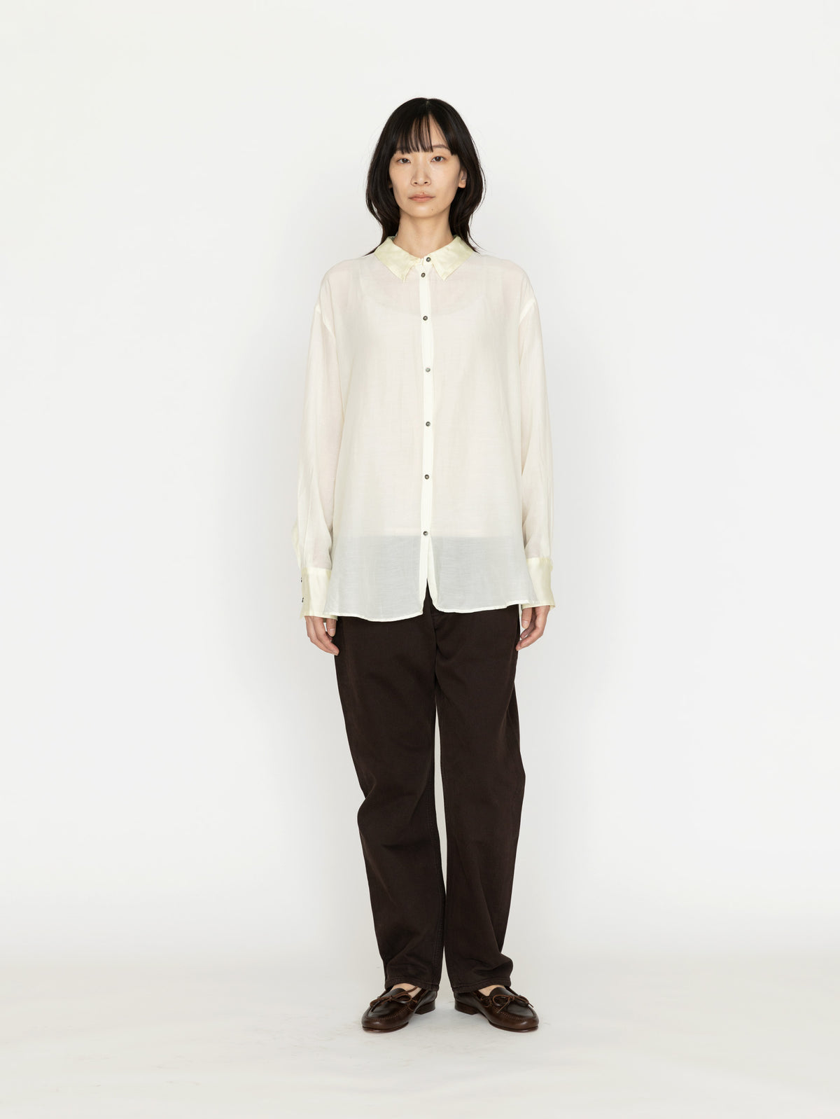 enrica | コットンシルクシャツ BLOUSE141-21