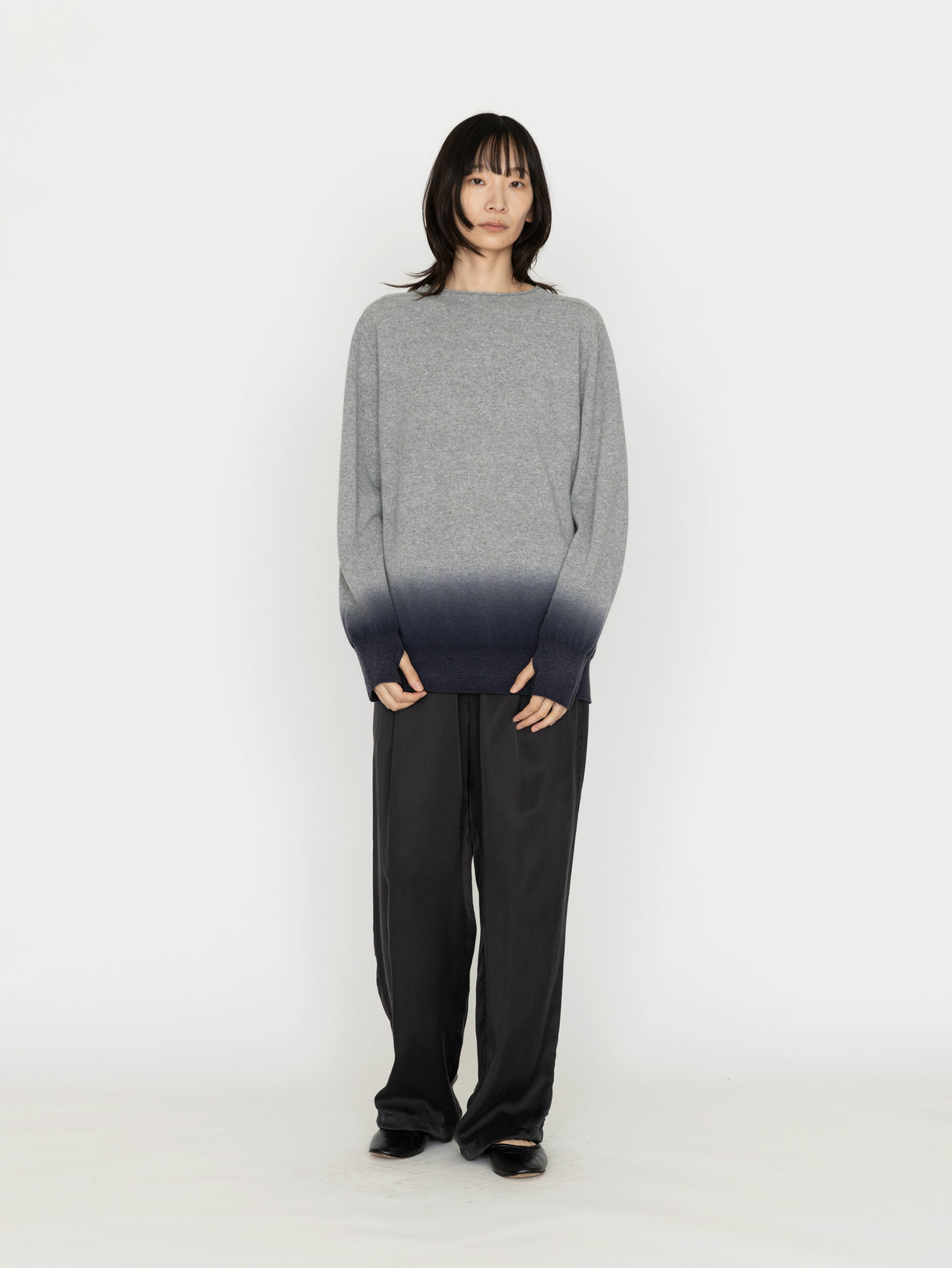 enrica | 天竺編みウールニットトップス KNIT282-1