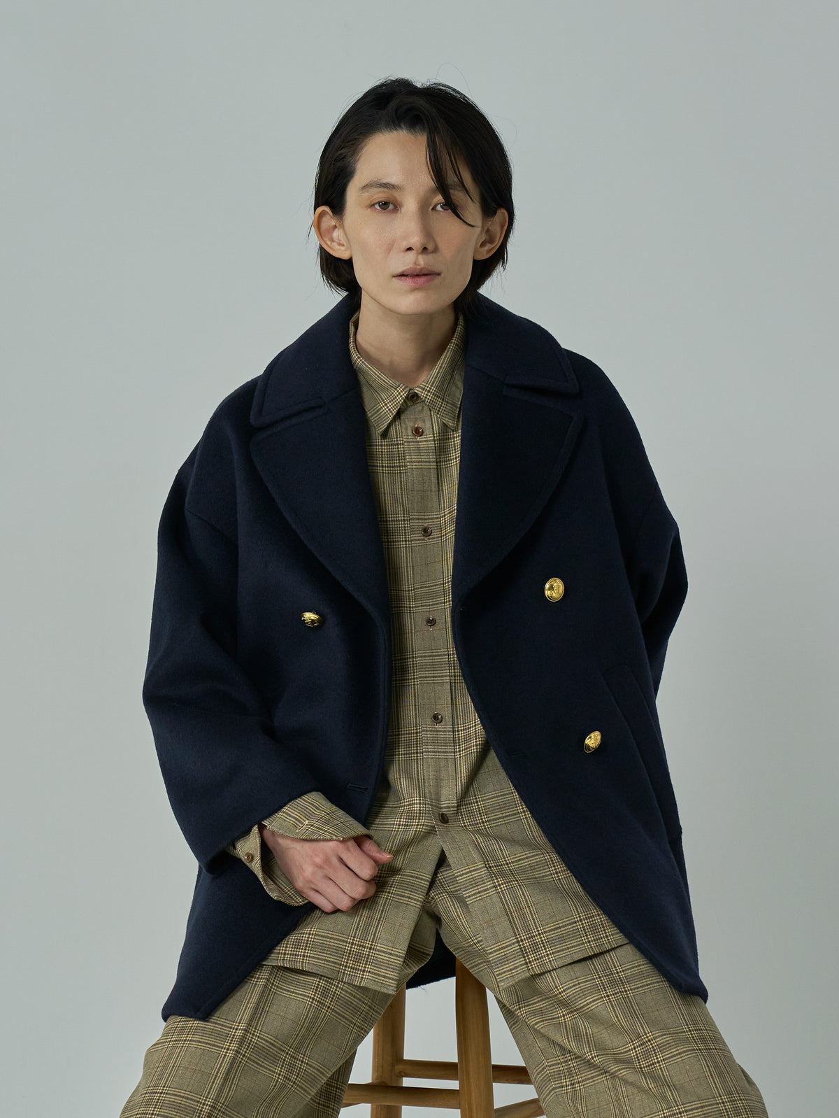 BOWTE | SUPER130'S GLEN CHECK DRESS SHIRT 262-01-0012
