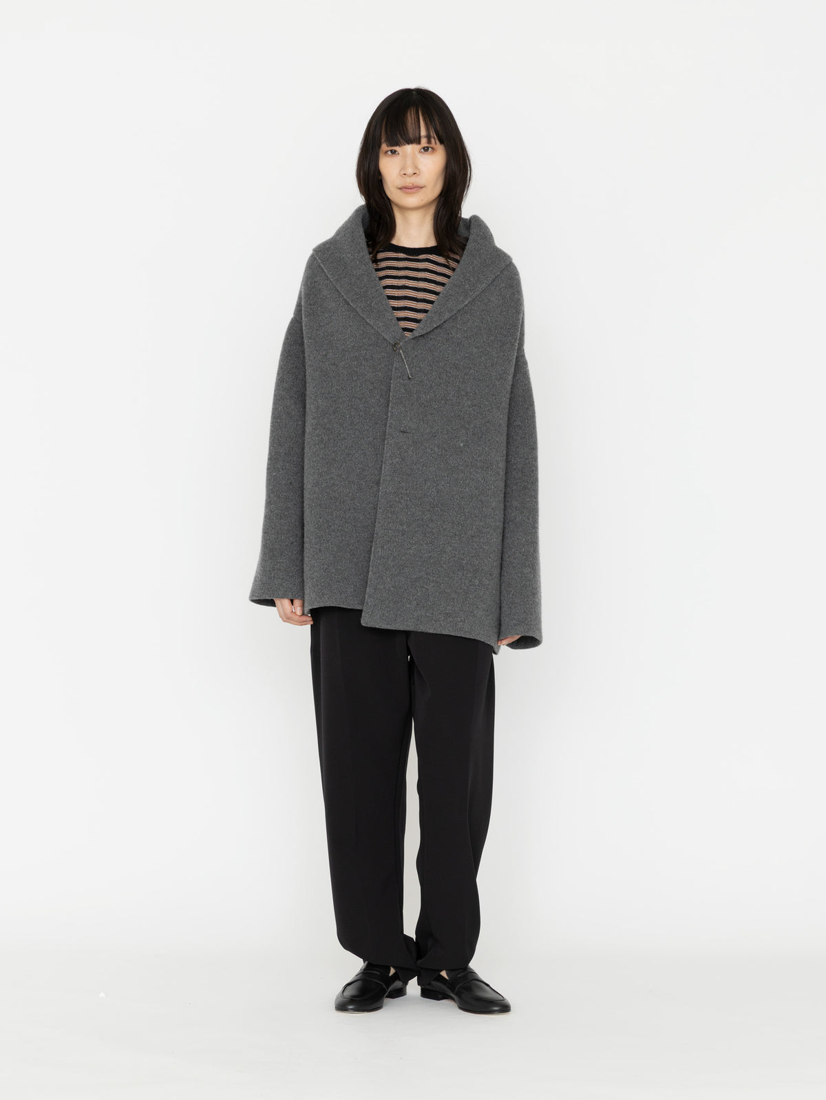 enrica | ダブルフェイスニットコート KNIT286