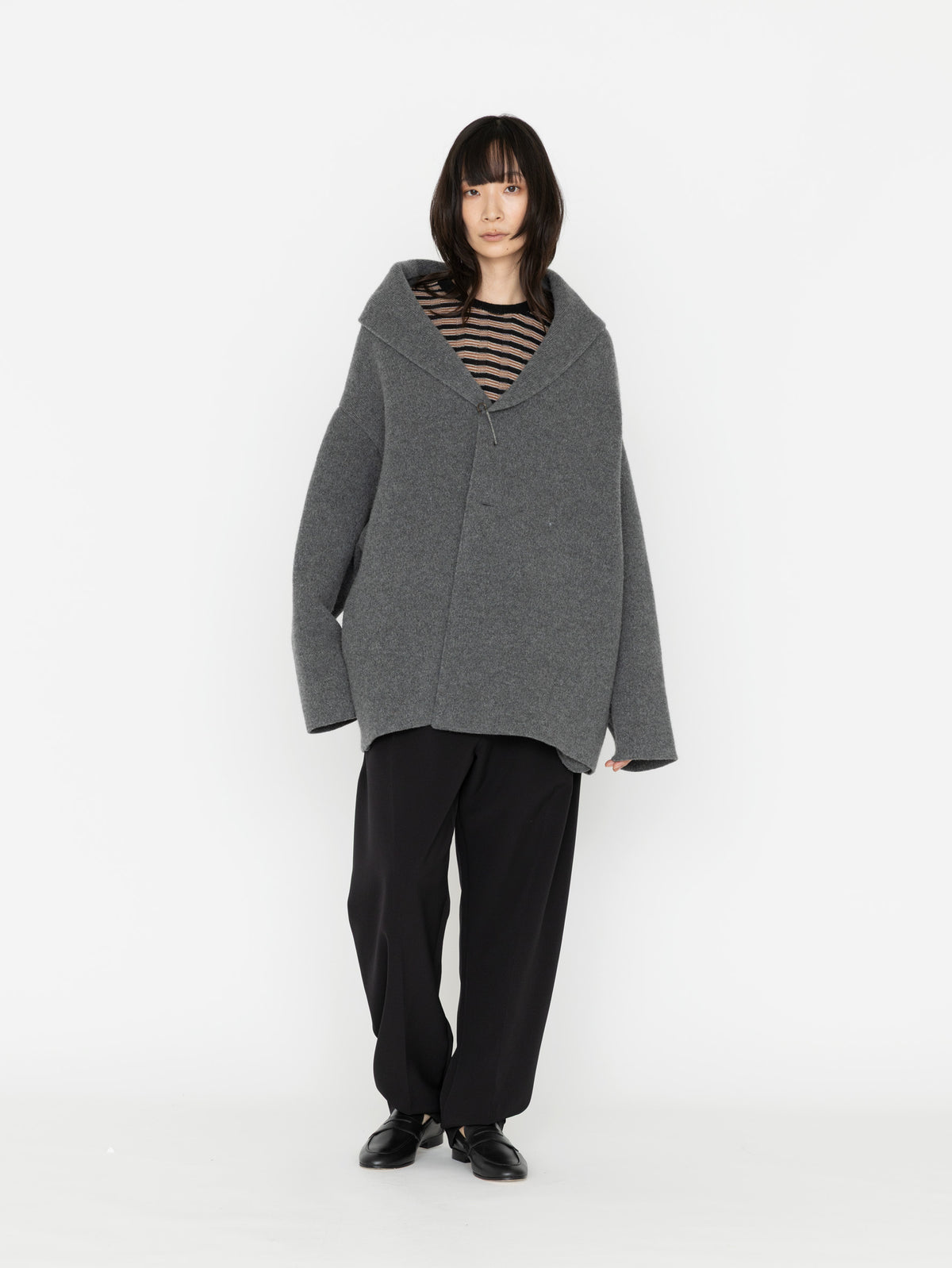 enrica | ダブルフェイスニットコート KNIT286