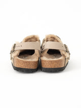 BIRKENSTOCK | トキオシアリングスエードファーサンダル Tokio Shearling LEVE Taupe LAF 1028349