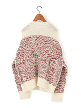 enrica | ジャガード編みリバーシブルカーディガン