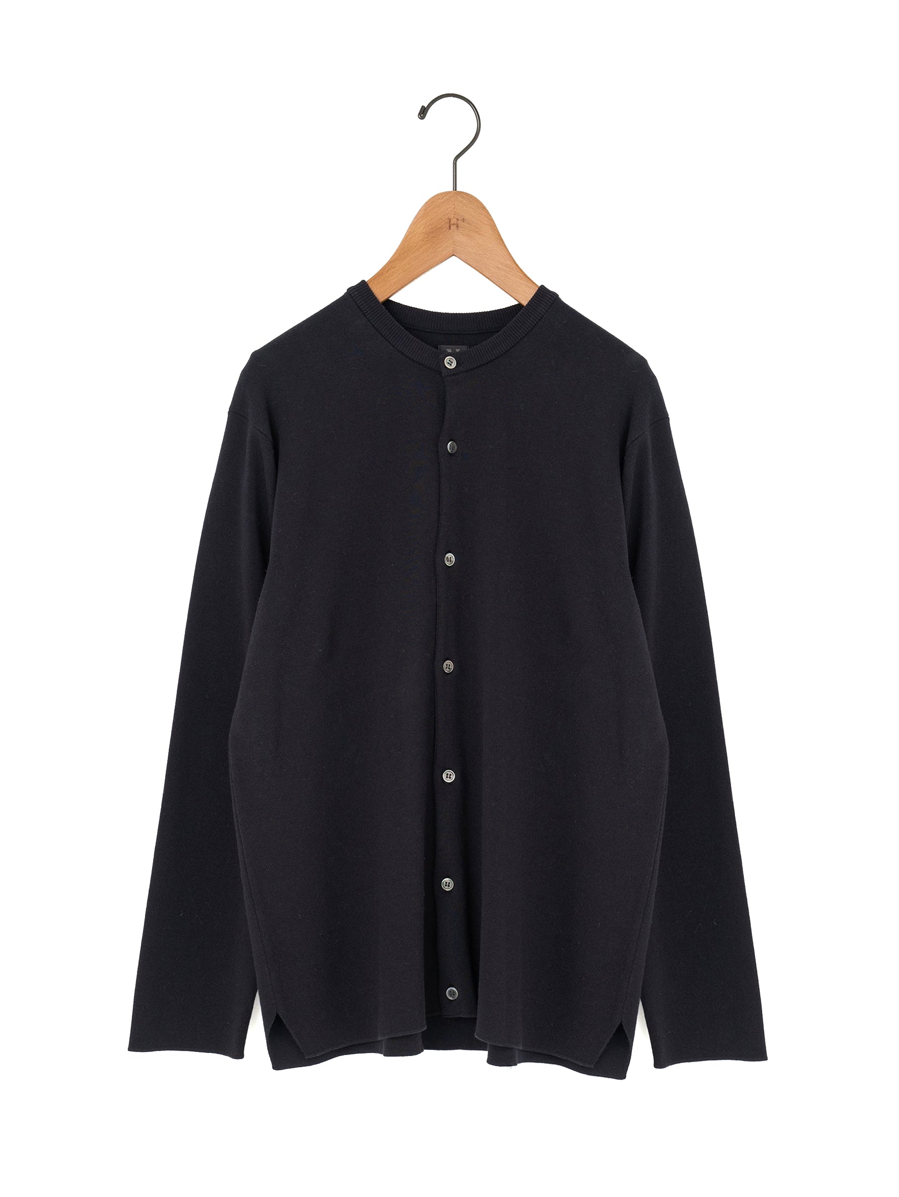 BATONER | 32G SMOOTH KNIT CREW NECK CARDIGANBN-SE-002