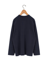 BATONER | 32G スムース ニット クルーネック カーディガン