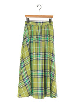 O'NEIL OF DUBLIN | TARTAN GATHER FLARED SKIRT805