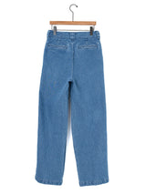 KURO | BIG TUCK DENIM TROUSER