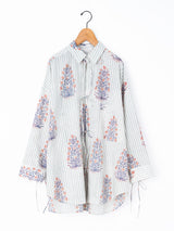 VIOLETTE ROOM | BLOCK PRINT BIG SHIRTS VR262131