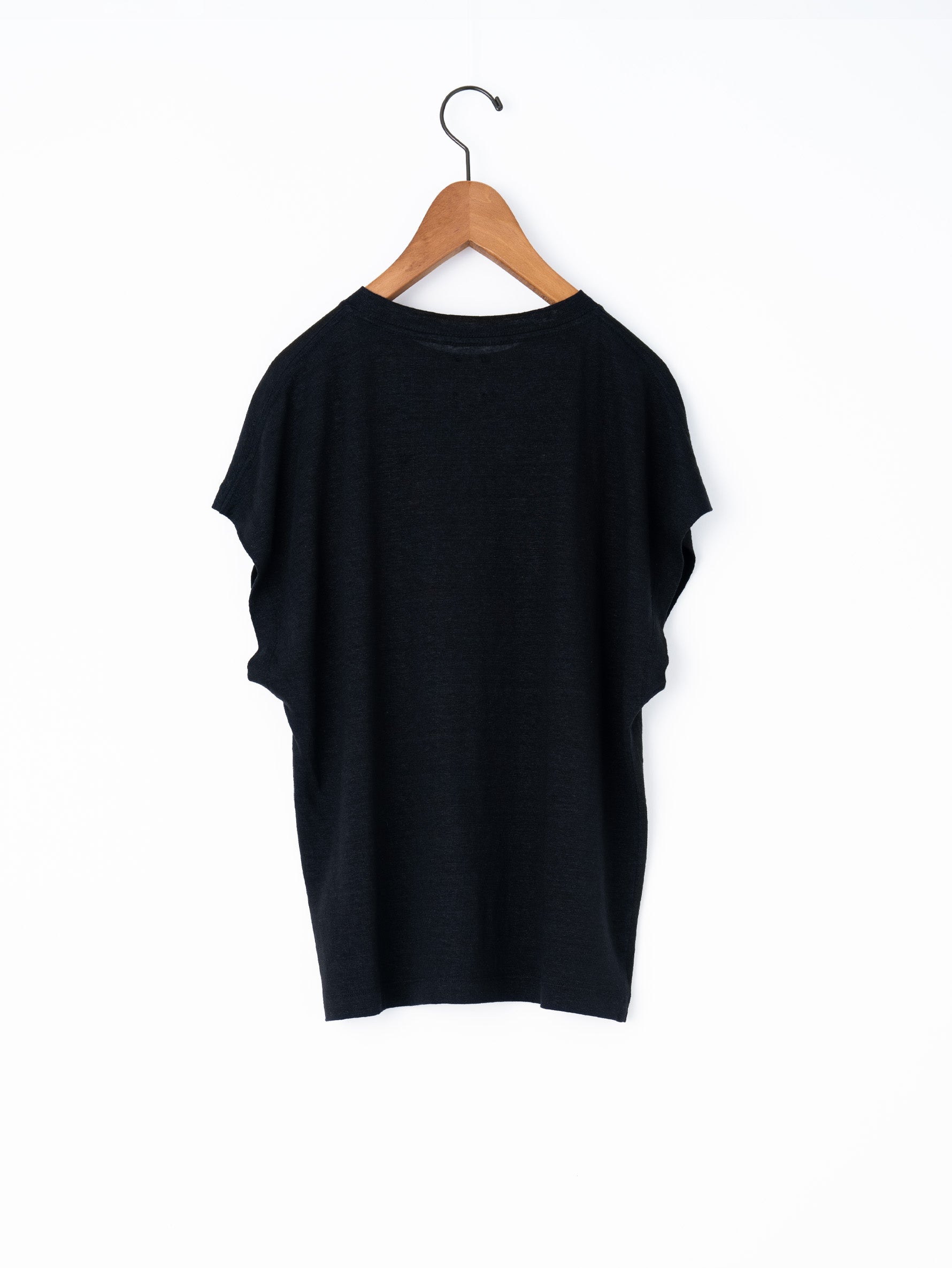 BATONER | NORMANDY LINEN CAP SLEEVE T-SHIRT BN-26SL-054