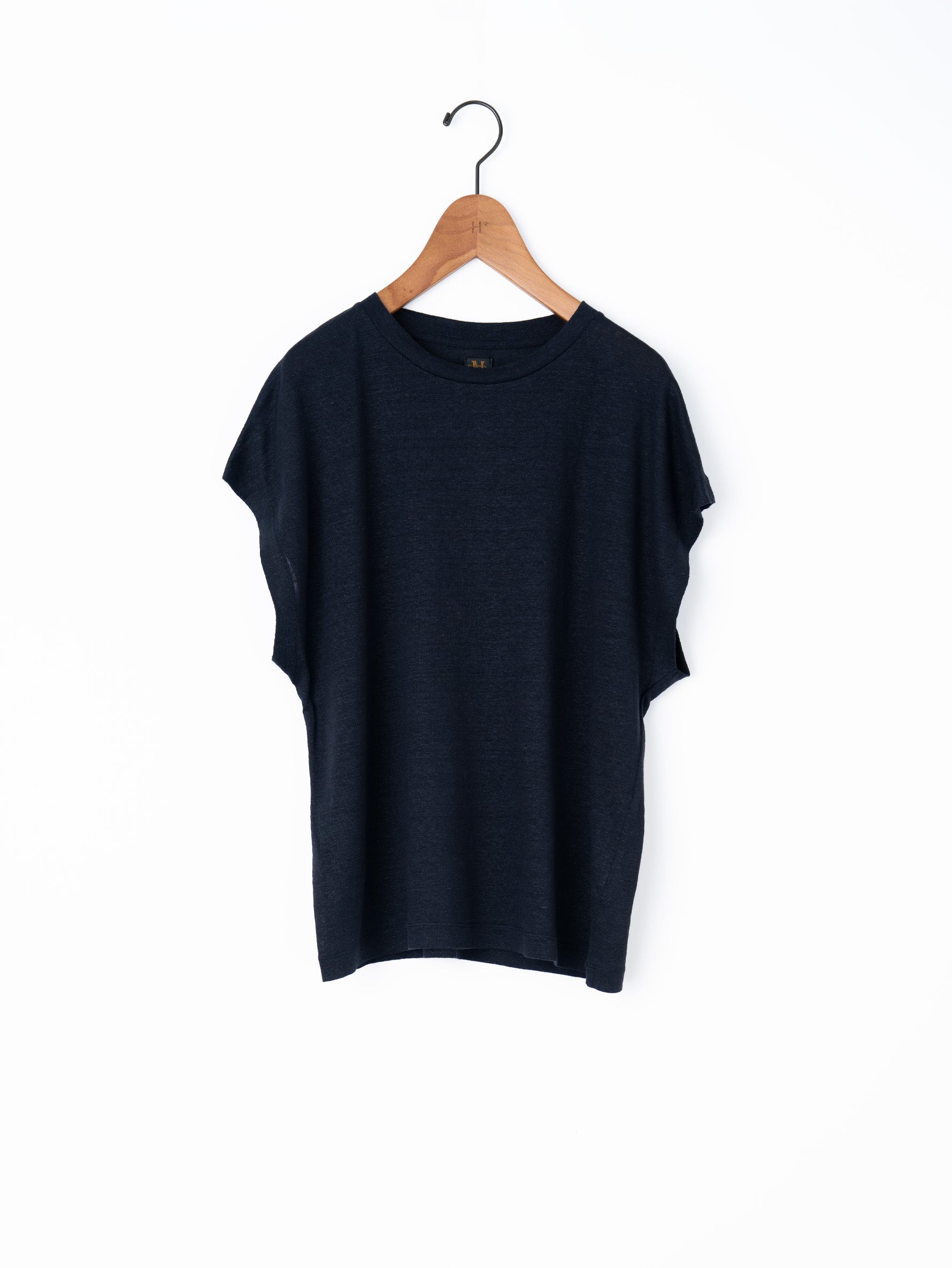 BATONER | NORMANDY LINEN CAP SLEEVE T-SHIRT BN-26SL-054
