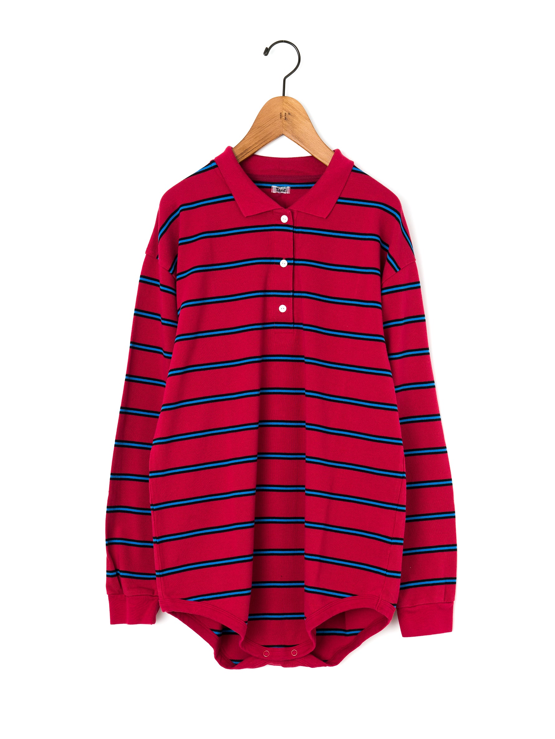 TanC TOKYO | PIQUE BORDER POLO ROMPERS TC26A-008