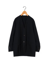 BOWTE | EXTRA FINE WORSTED TOROPICAL COLLARLESS TAILORD JACKET 261-06-0005