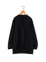 BOWTE | EXTRA FINE WORSTED TOROPICAL COLLARLESS TAILORD JACKET 261-06-0005