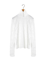 SEEALL | JACQUARD HIGH NECK TOP SAW51-TS905-MM-005