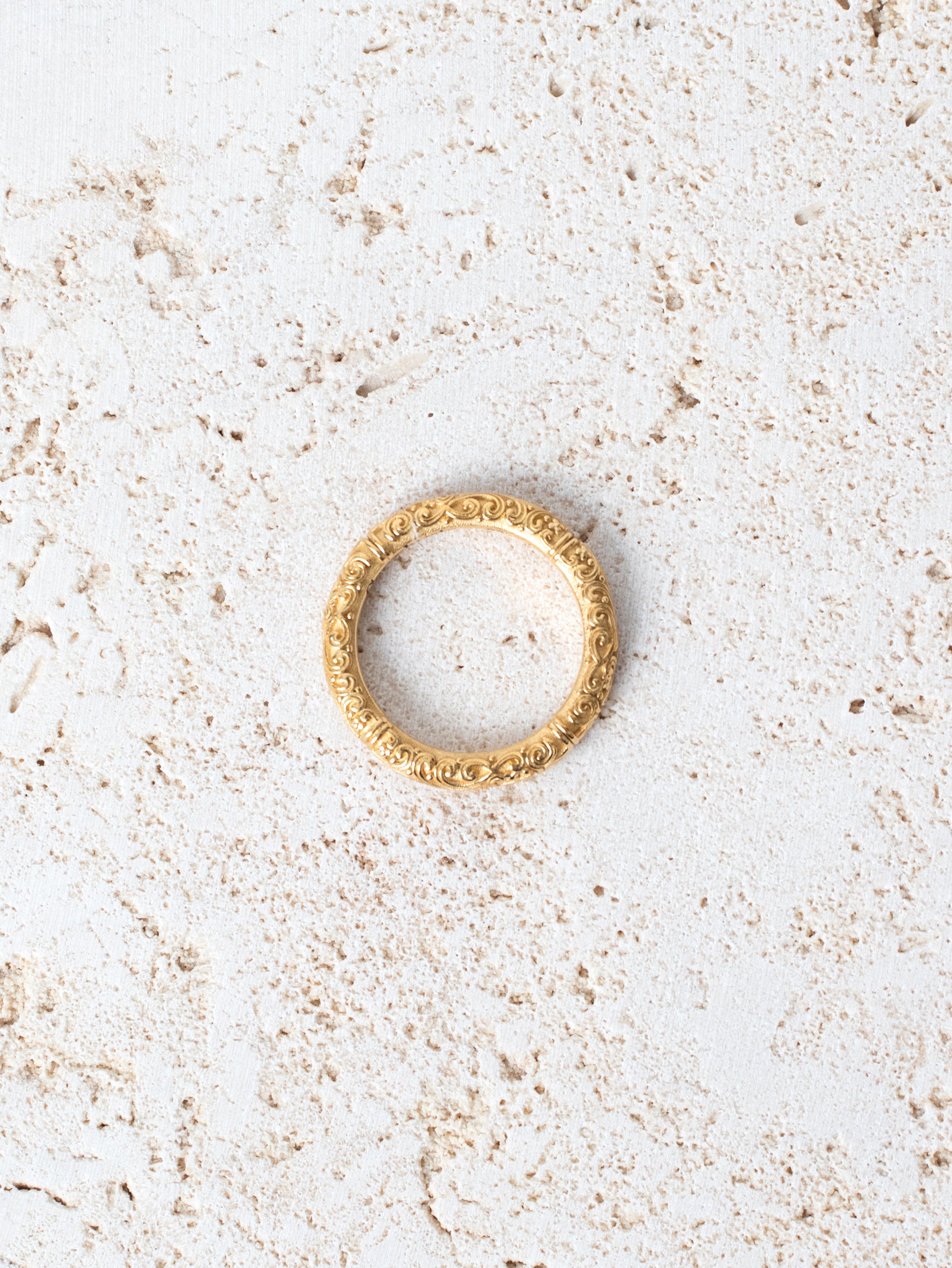 GEROCHRISTO | Band Ring in Sterling Silver 925 Gold Plated P20283