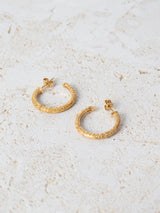 GEROCHRISTO | Small Hoop Pierce in Gold Plated Silver 925