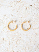 GEROCHRISTO | Small Hoop Pierce in Gold Plated Silver 925