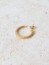 GEROCHRISTO | Small Hoop Pierce in Gold Plated Silver 925