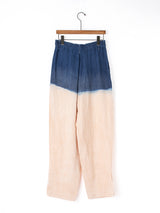 enrica | インディゴ染めリネンデニムパンツ