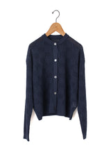 BATONER | WOODPULP SUMMER KNIT CREW NECK CARDIGAN BN-24SL-033