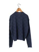 BATONER | WOODPULP SUMMER KNIT CREW NECK CARDIGAN BN-24SL-033