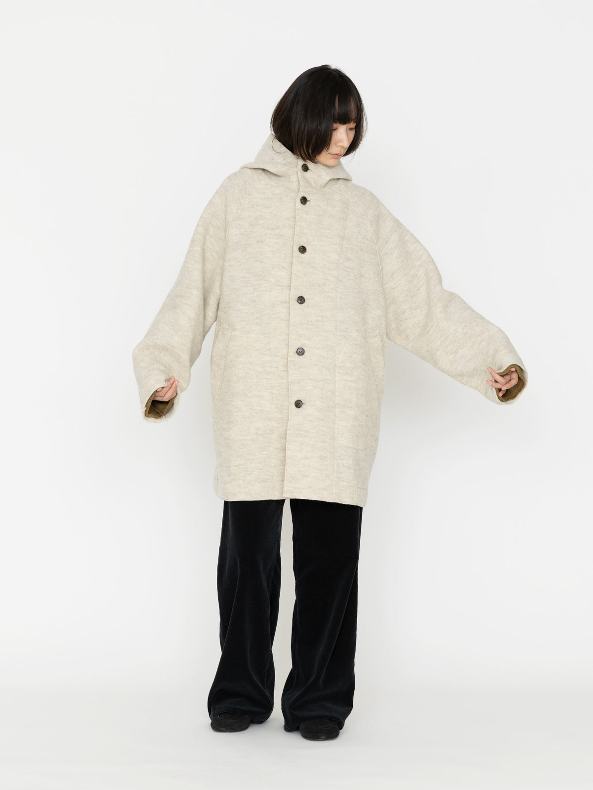 kagure | Compressed Wool Short Coat GA26430-2071110
