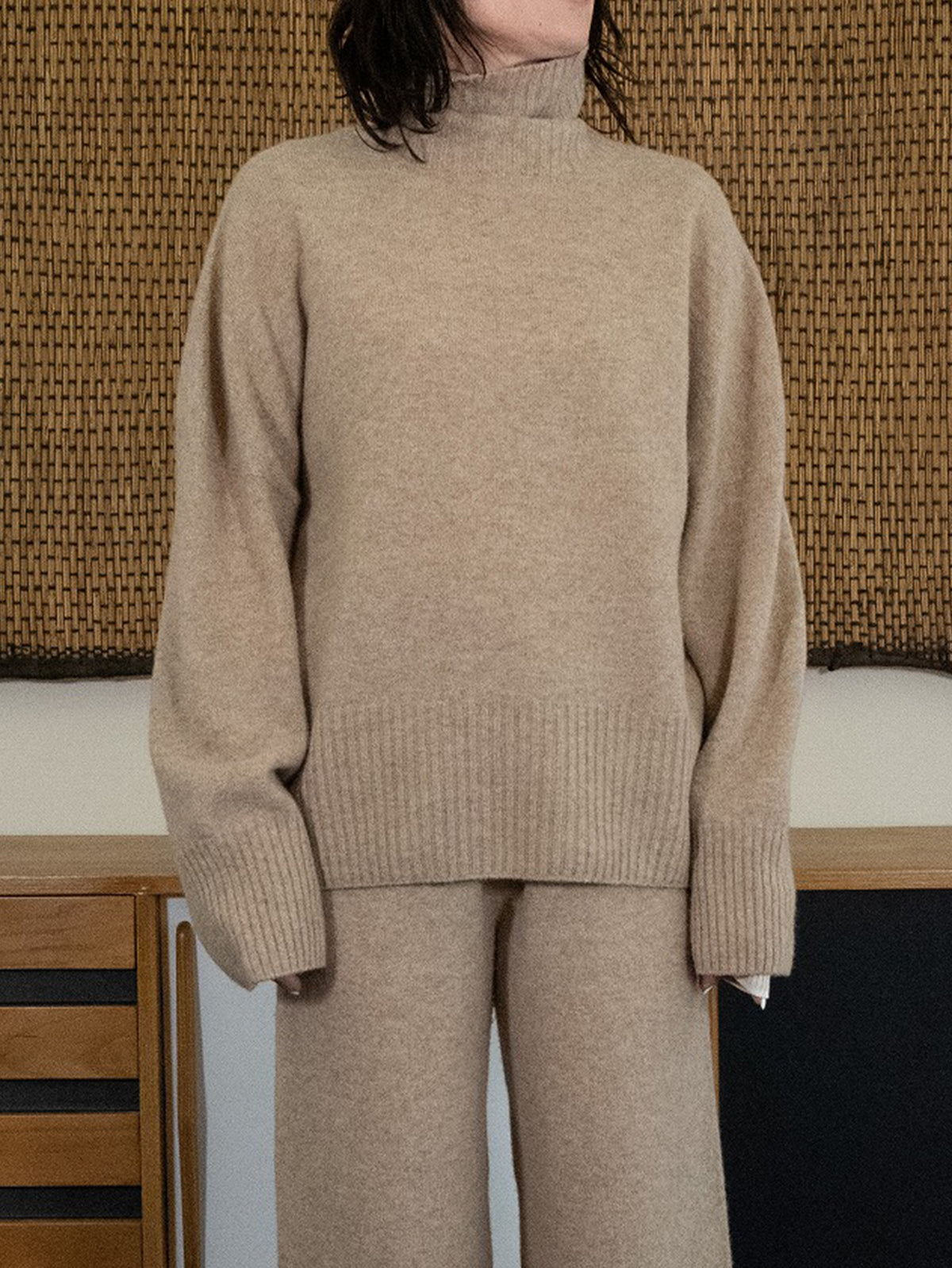 enrica | 天竺編みウールニットトップス KNIT284