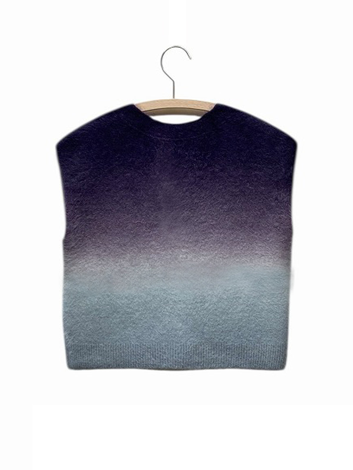 enrica | カシミヤシャギーグラデーションVネックニットベスト KNIT149-1