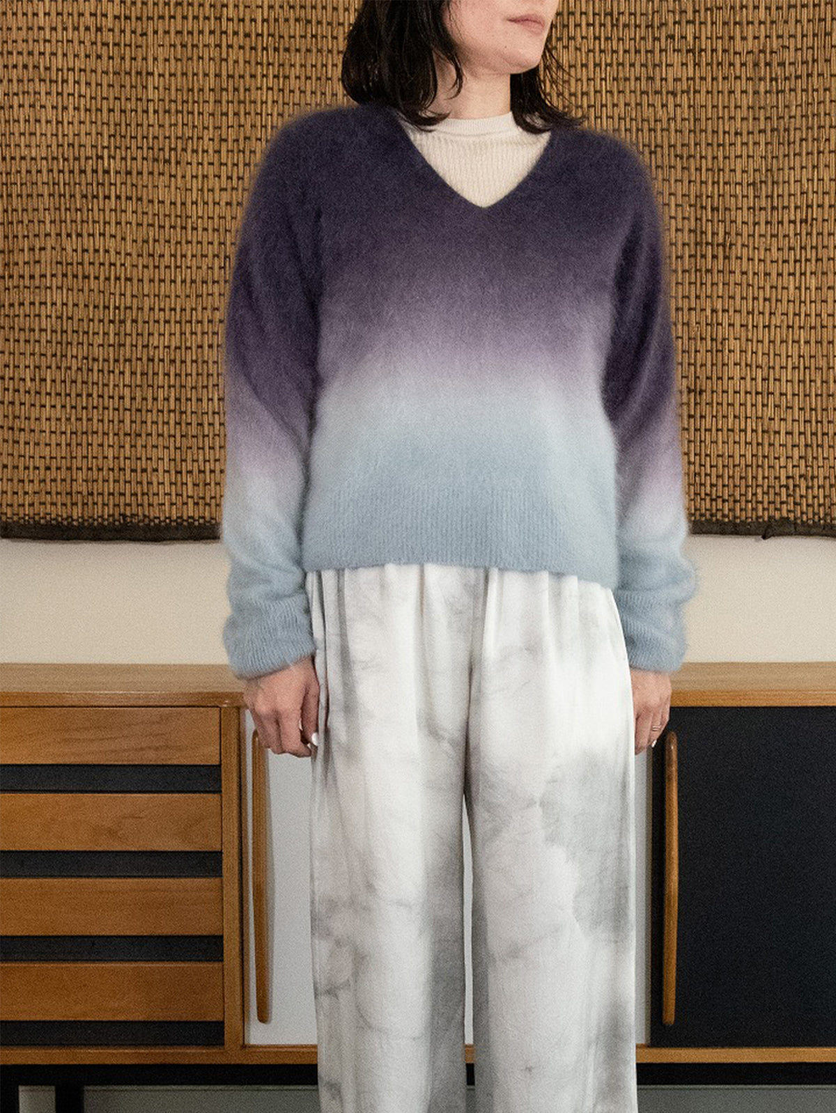 enrica | カシミヤシャギーグラデーションニット KNIT275-1