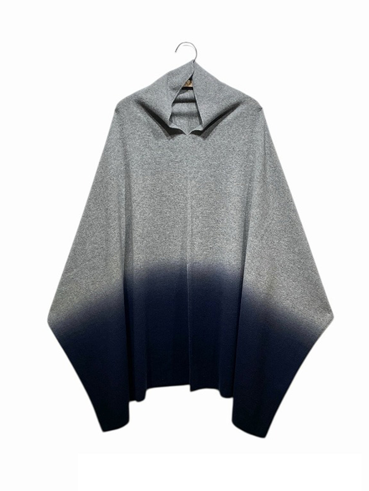 enrica | 天竺編みウールニットケープポンチョ KNIT281-1
