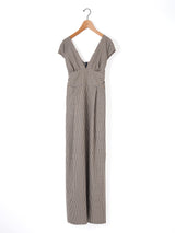 Lachement | ハウンドトゥースバックリボンワンピース